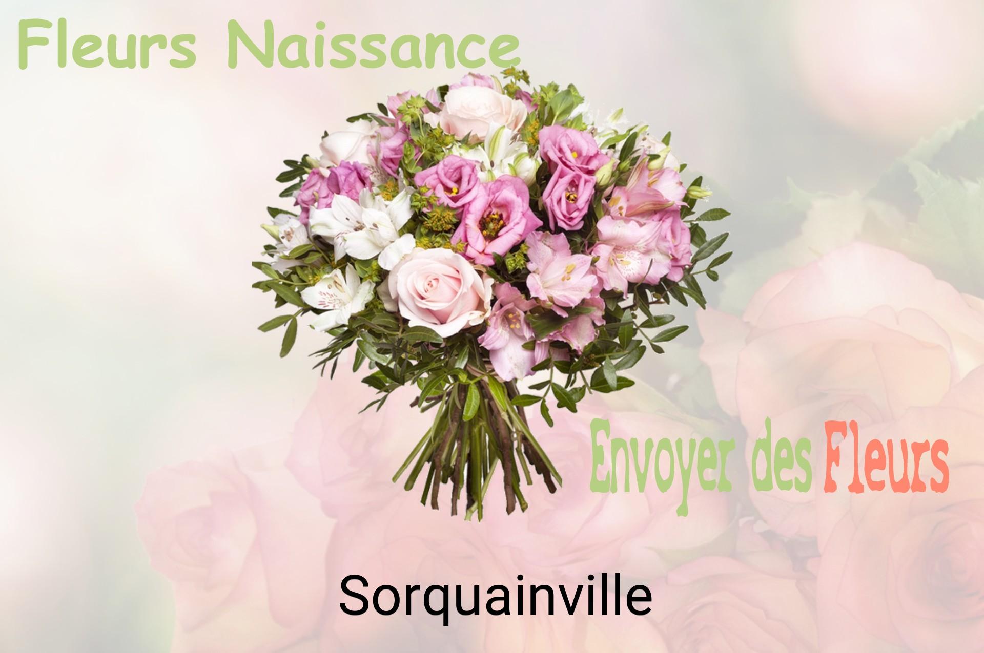 Bouquet de fleurs de naissance livré à Sorquainville
